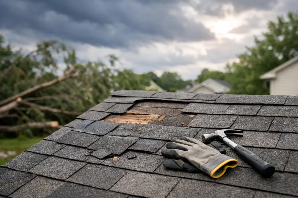 Missing Shingles After Storm? What to Do
