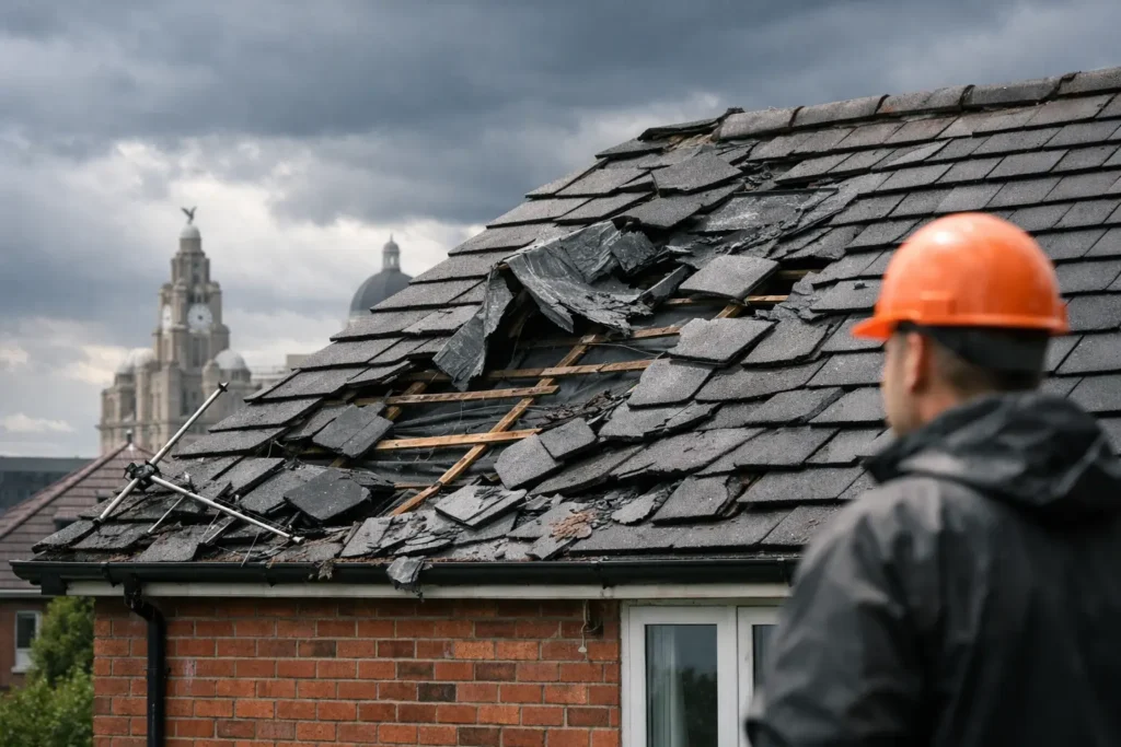 Liverpool Storm Damage Roofing Help