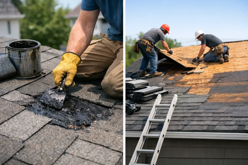 Roof Patching Versus Replacement