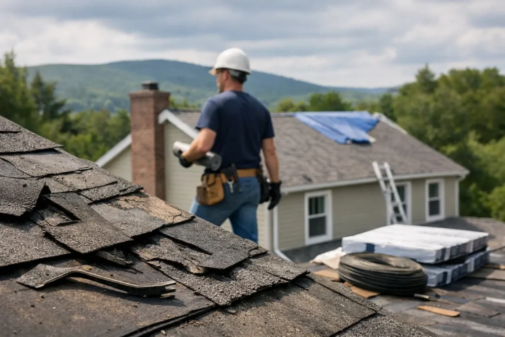 Roof Replacement Signs Central New York Homeowners