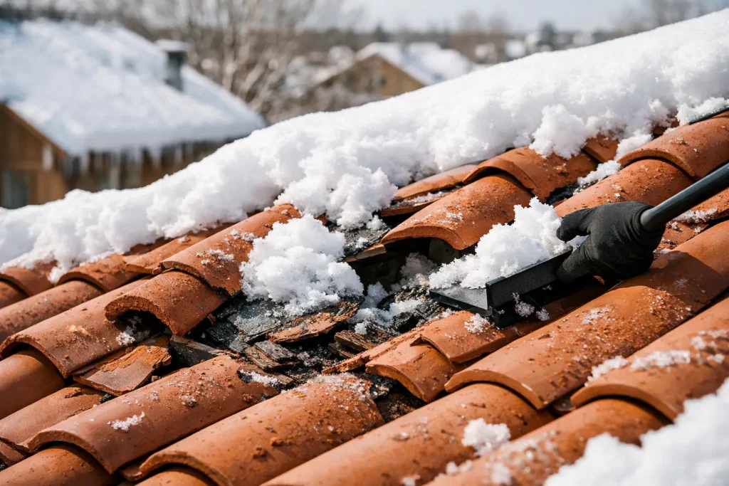 Clay Roof Snow Damage Warning Signs and Fixes