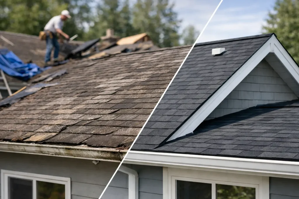 Roof Replacement Before and After Explained