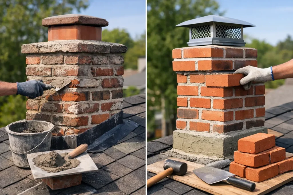 Chimney Repointing vs Rebuilding Costs Explained